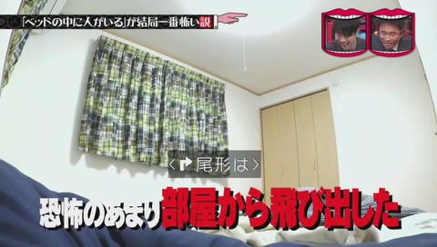 水曜日のダウンタウン「ベッドの中に人がいる が結局一番怖い説」
