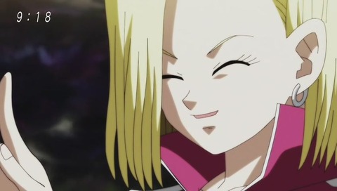 ドラゴンボール超 18号 笑顔