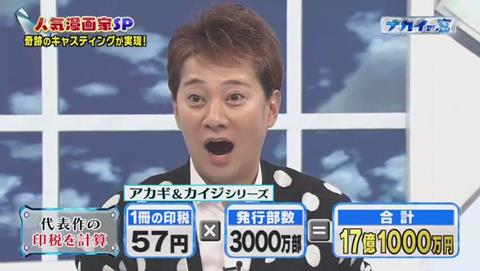 ナカイの窓 マンガ家SP 印税
