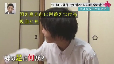 京都教育大学附属 田上大喜 蚊の研究