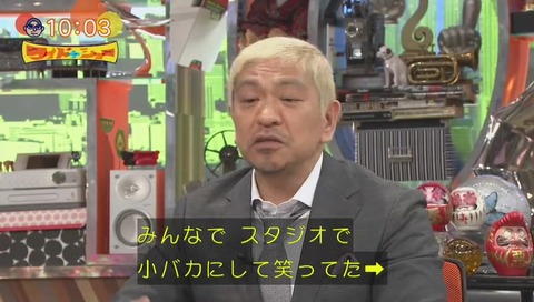 ワイドナショー 松本「小馬鹿にしたわけじゃない」