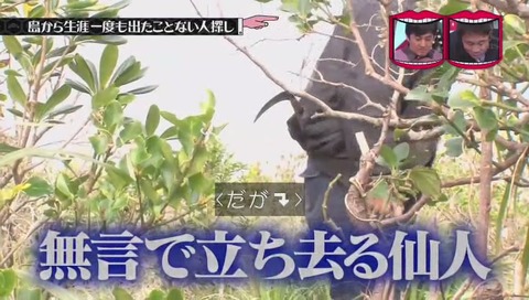 水曜日のダウンタウン 青ヶ島 仙人