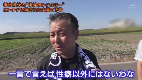 下着ドロボウ「怪盗ランジェリー」