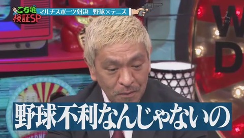 水曜日のダウンタウン こち亀検証 野球テニス