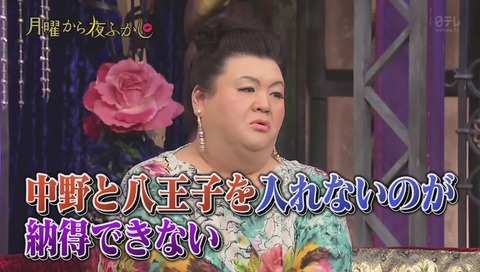 月曜から夜更かし 八王子 中野