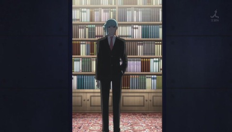 アニメ「魔法少女サイト」兄貴と刑事のシーン 画像