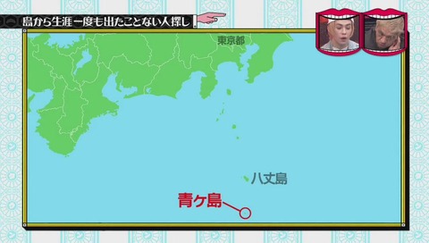 水曜日のダウンタウン 青ヶ島 調査