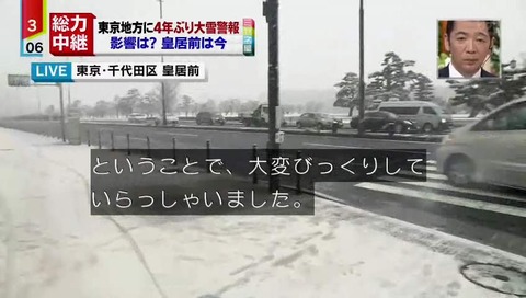 皇居 雪