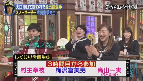 成田童夢 声が高い