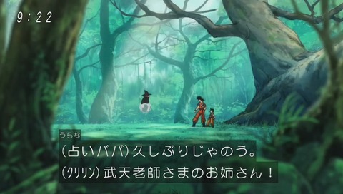 ドラゴンボール超(スーパー)75話 極楽草の森 占いババ