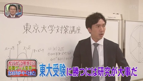 「ときど」こと「谷口一」 東大に一浪