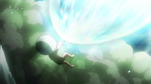 アニメ「ゲゲゲの鬼太郎」48話 指鉄砲を使う目玉おやじ