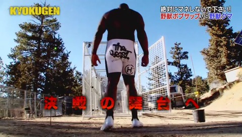 KYOKUGEN ボブ・サップ vs 熊