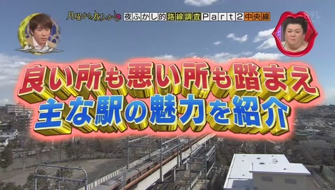 月曜から夜更かし 中央線 調査