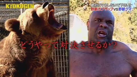 ボブサップvs熊