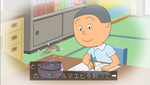 サザエさん 堀川くん海老「日本一の観察日記」画像