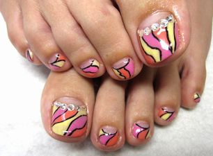 サマープッチネイル