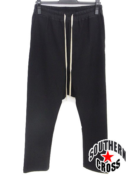 Rich Owens ブラック サルエルパンツ 48 IT Rick Owens Forever