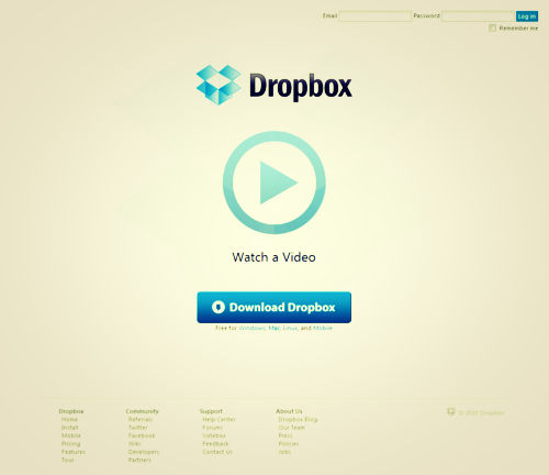 dropbox マーケティング