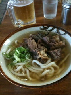 ホルモンうどん