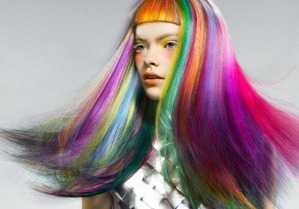 rainbow-hair-with-orange-bangs
