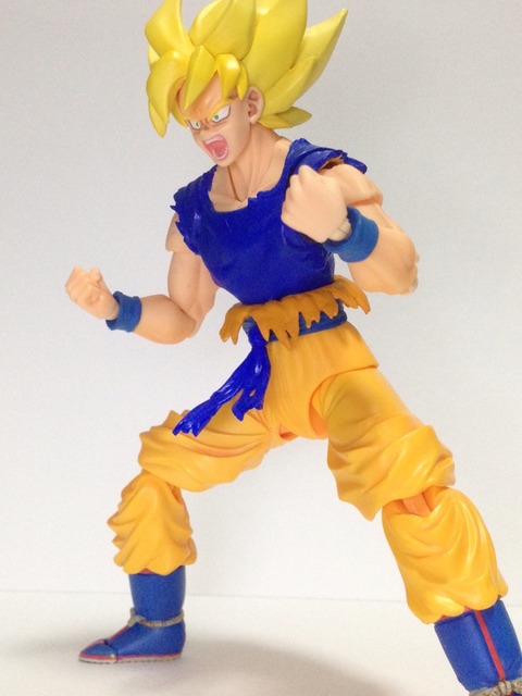 S.H.Figuarts 超サイヤ人孫悟空を脱がしてみた。改造 : わたぶろぐ