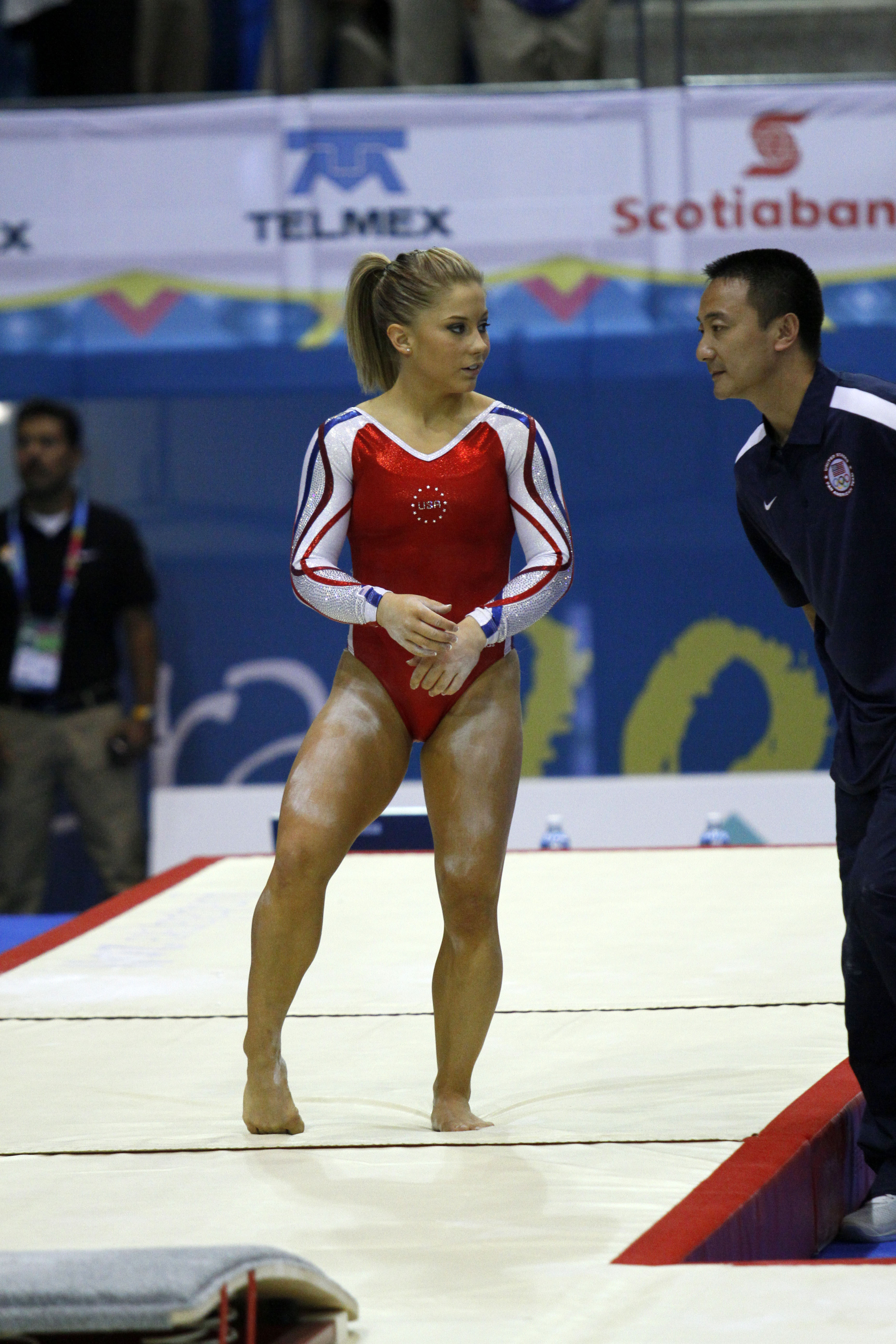 Shawn+Johnson+Oops Shawn Johnson @ the Pan Am Games in Guadalajara : アスリート達 ...