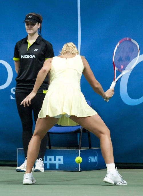 Caroline Wozniacki - Charity Exhibition Tennis Match (3)
