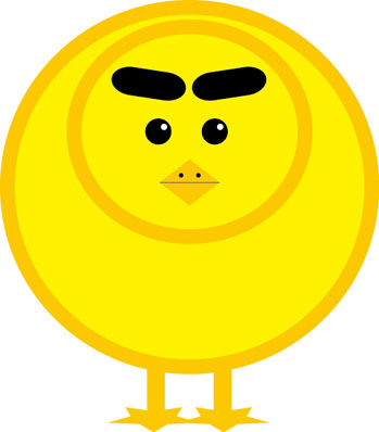 マスコットキャラ 眉毛ひよこ Spresso