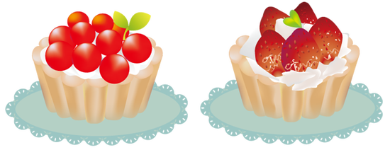20120130アップ苺とチェリーケーキ
