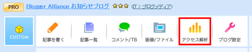 設定アクセス解析