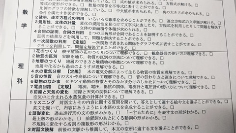 佐賀県公立中学校実力テストの試験範囲は まずは 理科 を見るべし Stay Gold