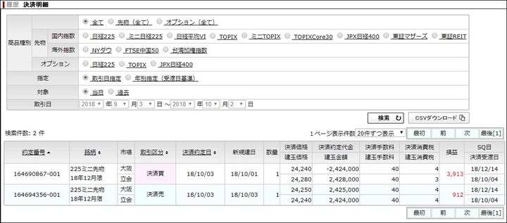 決済明細20181002