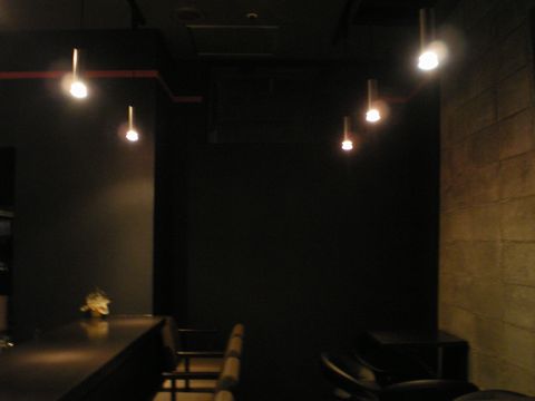 店主こだわりの店内