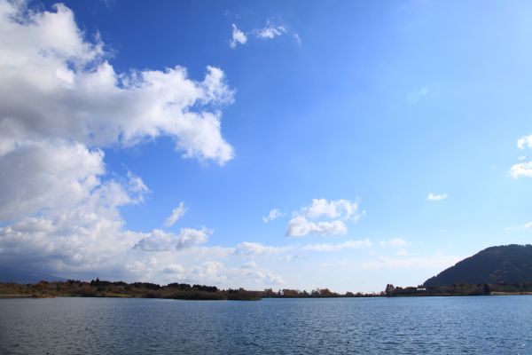 田貫湖 空と湖