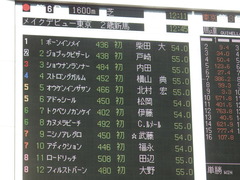 20181110 東京6R 2歳メイクデビュー カヌメラビーチ 02