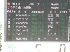20180318 中山1R 3歳牝馬未勝利 ラプターゲイル 01