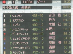 20190512 東京1R 3歳未勝利 ハクシンドリーム 01