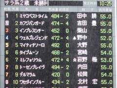 20171022 東京2R 2歳未勝利 マイティテソーロ 01