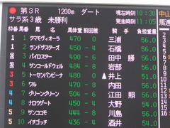 20150419 中山3R 3歳未勝利 トーセンバンビーナ 01