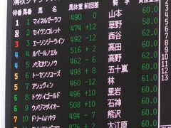 20150926 中山8R 清秋JS メジロサンノウ 01
