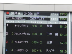 20141026 東京8R オウケンブラック 01