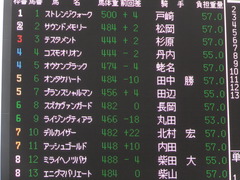 20161001 中山10R 習志野特別 オウケンブラック 01