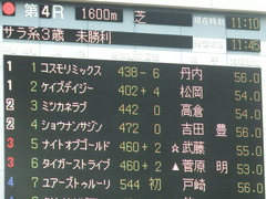 20190504 東京4R 3歳未勝利 ショウナンサジン 01