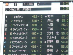 20171111 東京2R 2歳未勝利 マイティテソーロ 01