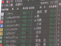 20151121京都2R 2歳未勝利 メイショウノボサン 01