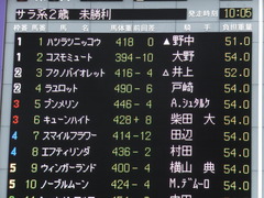 20161030 東京1R 2歳未勝利 プンメリン 02