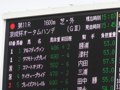 20150913 中山11R 京成杯AHC(G3) アルマディヴァン 02