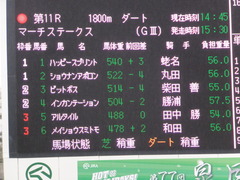 20170326 中山11R マーチS(G3) ショウナンアポロン 01