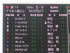 20151004 中山7R 3歳上500万下 トーセンカナロア 01